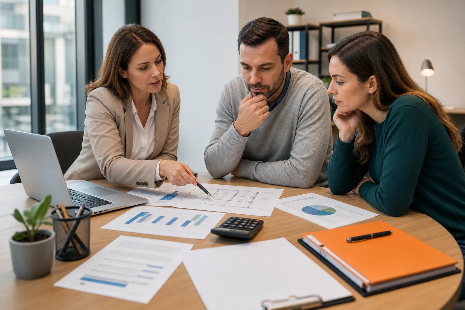 Asesoría profesional sobre crédito inmobiliario y análisis financiero