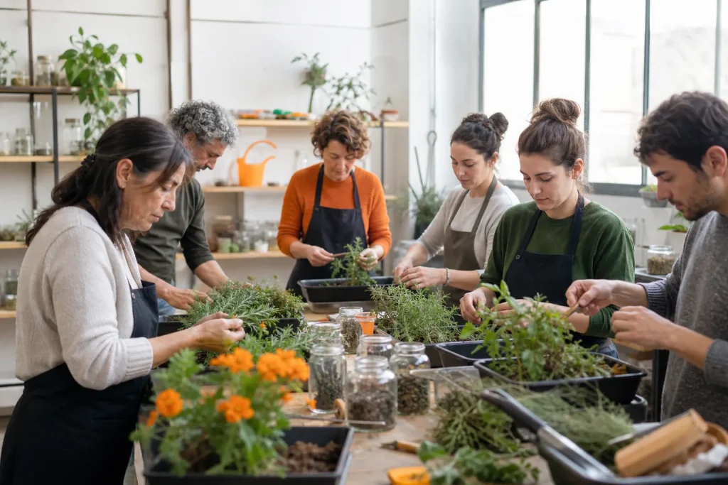 Escena profesional de agraria para Plantas aromáticas y medicinales: principales técnicas de cultivo, recolección y manipulación