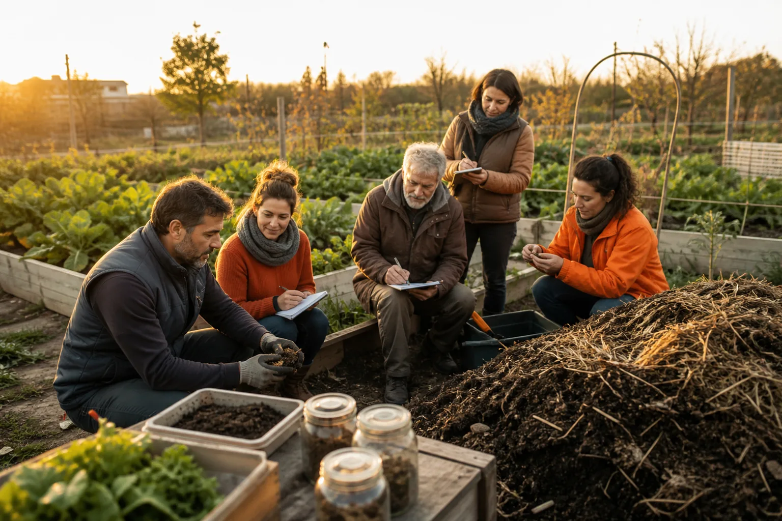 Escena profesional de agraria para Agricultura ecológica en la explotación agrícola