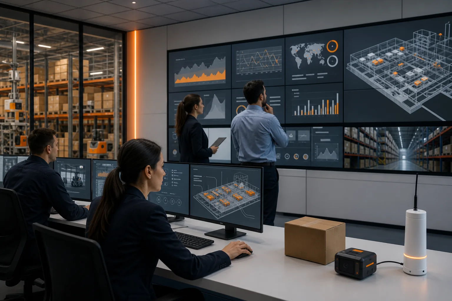 Escena profesional de comercio y marketing para Programa avanzado en transformación digital de la cadena de suministro