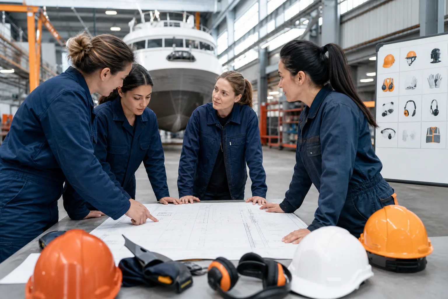 Escena profesional de - para Mujer en el sector naval: igualdad, prevención y empleabilidad
