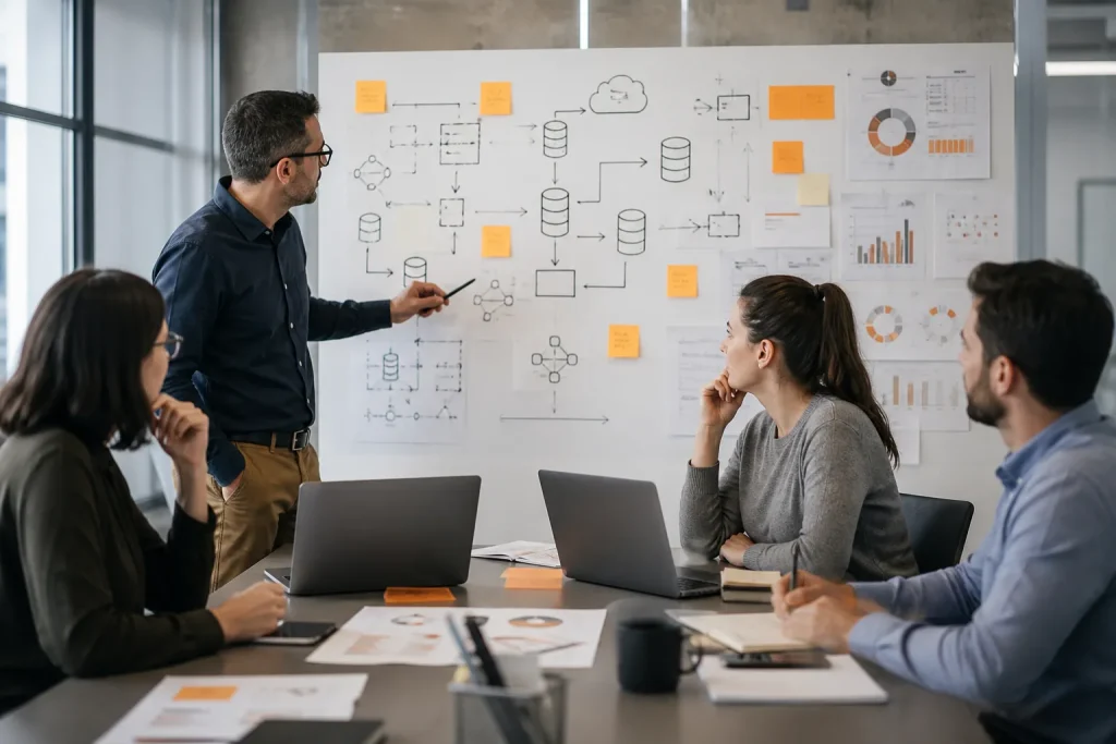 Escena profesional de informática y comunicaciones para Herramientas del big data y gobierno del dato