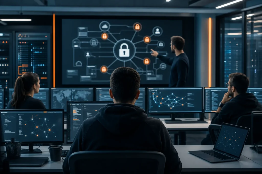 Escena profesional de informática y comunicaciones para Hacking ético