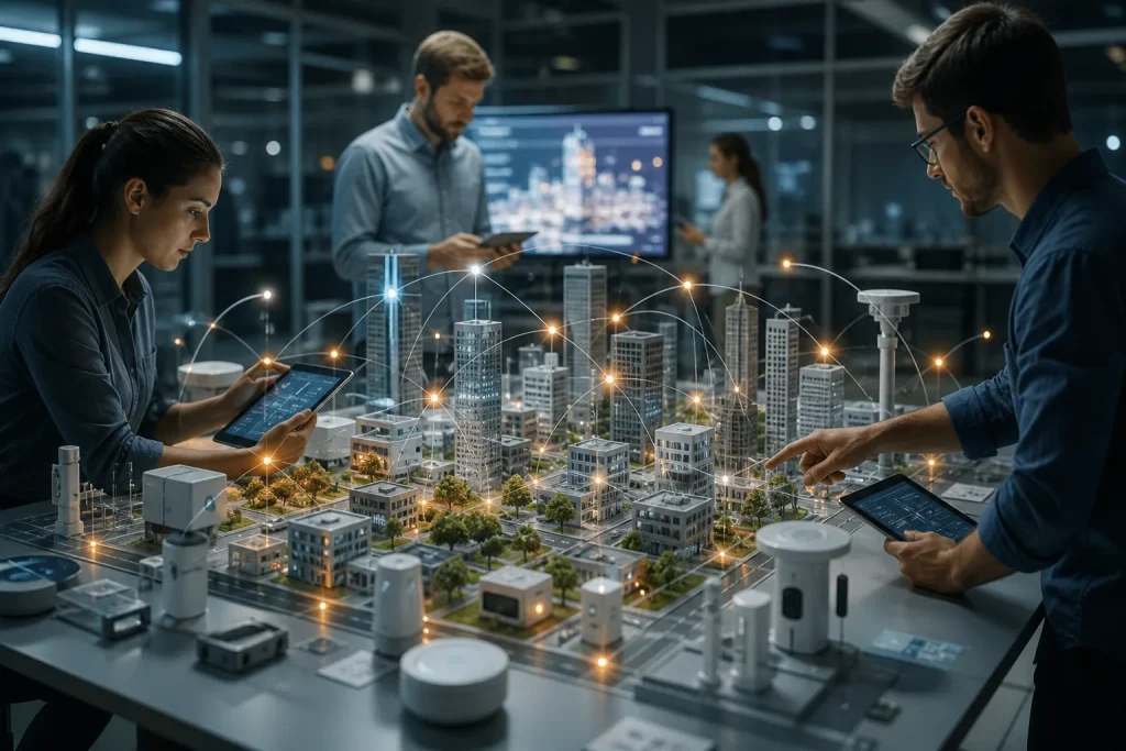 Escena profesional de informática y comunicaciones para Programación para soluciones de iot y smart city aplicables a entornos 5g