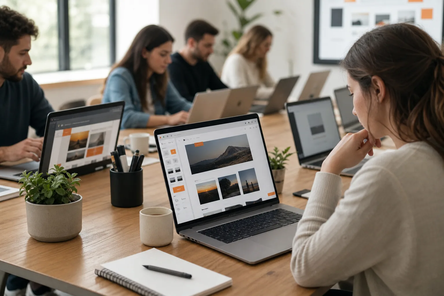 Escena profesional de informática y comunicaciones para WordPress