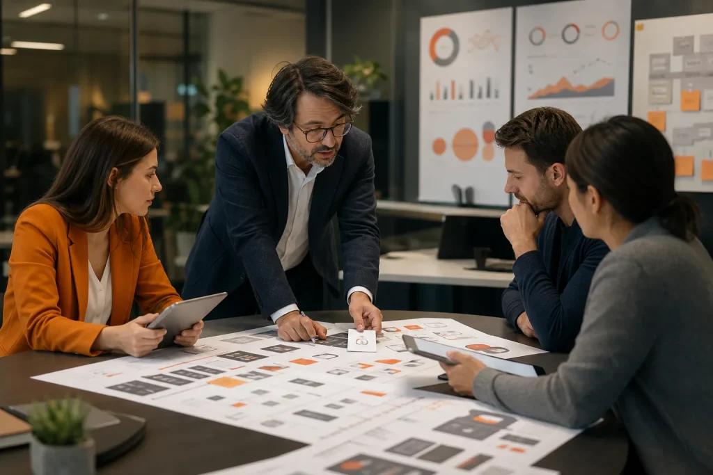 Escena profesional de informática y comunicaciones para Digital business program