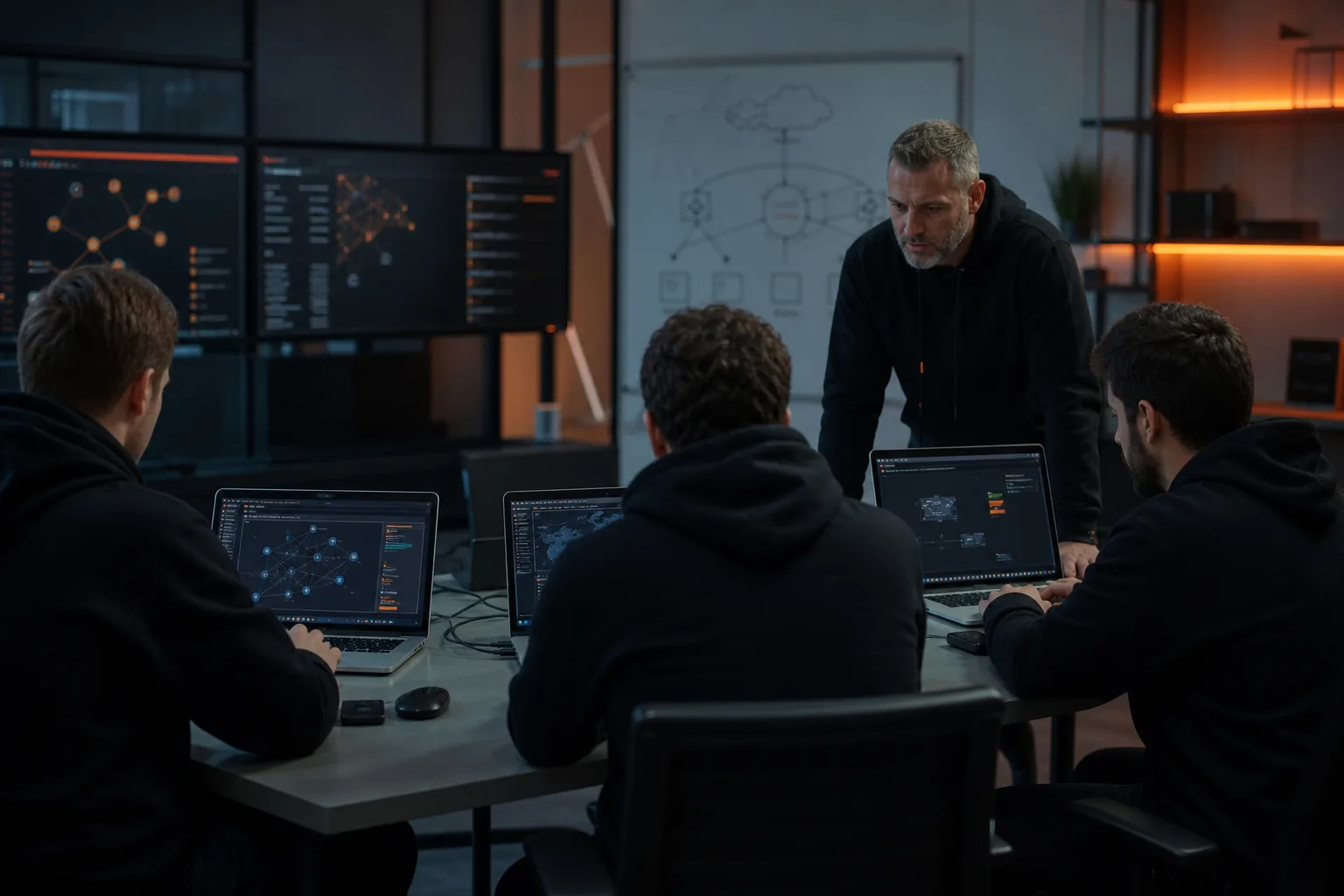 Escena profesional de informática y comunicaciones para Red team. seguridad ofensiva