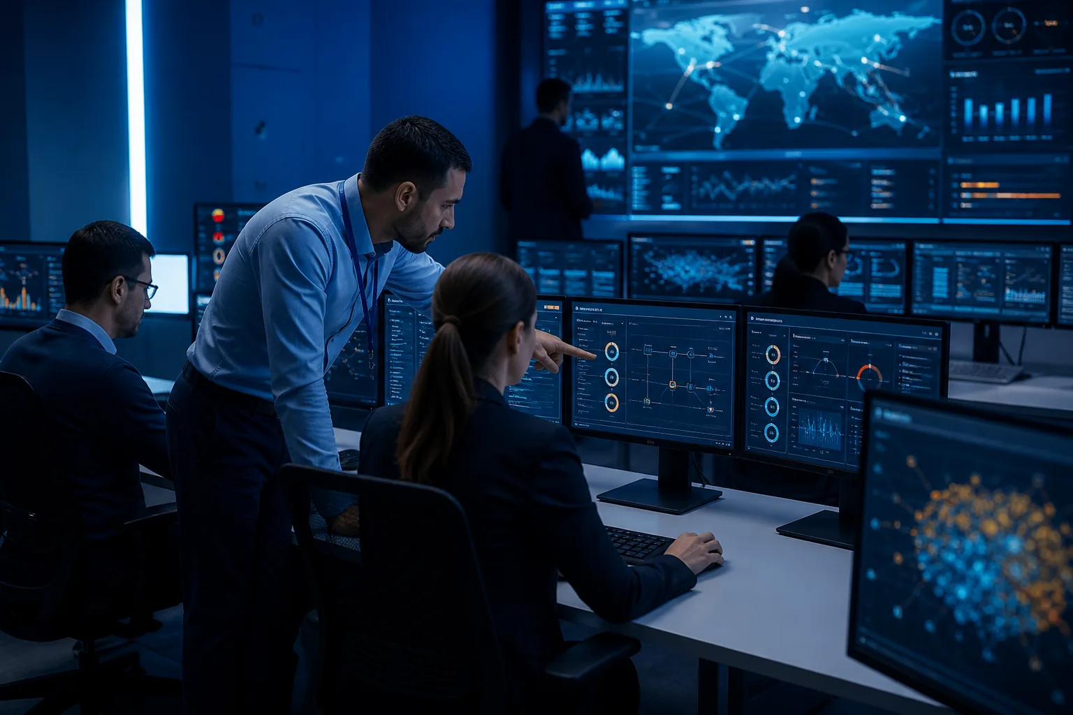 Escena profesional de informática y comunicaciones para Blue team. seguridad defensiva