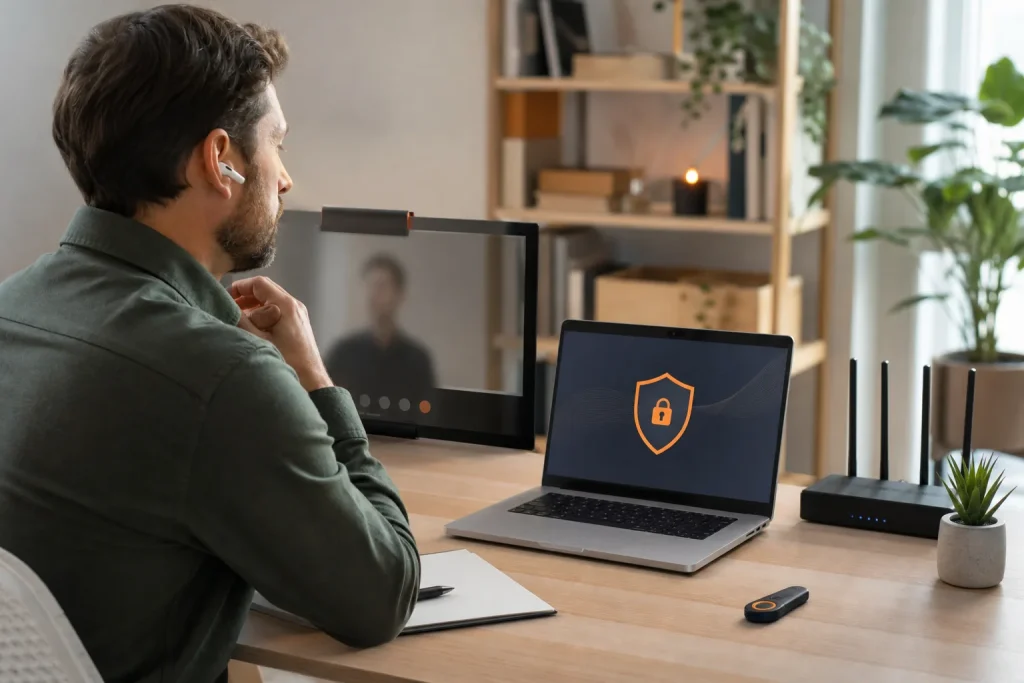 Escena profesional de informática y comunicaciones para Seguridad informatica en entornos de teletrabajo