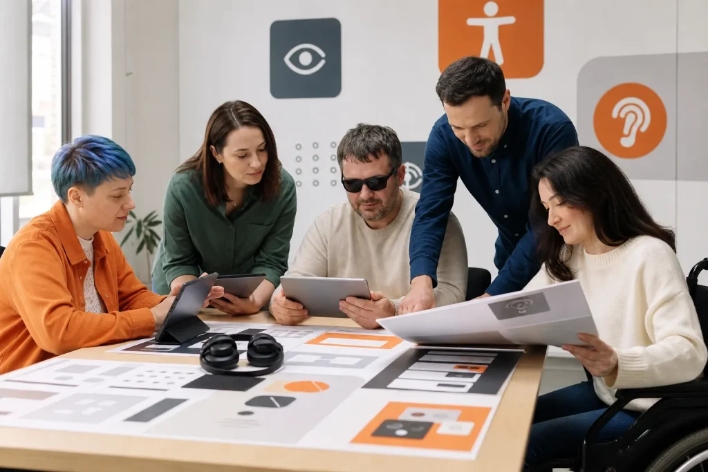 Escena profesional de informática y comunicaciones para Todos hacemos la información digital accesible