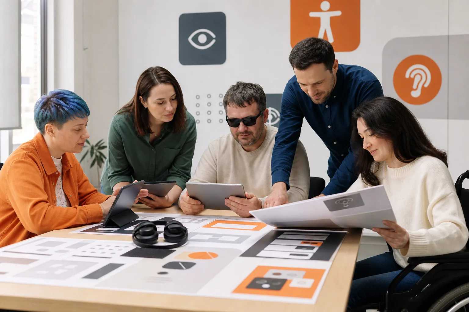 Escena profesional de informática y comunicaciones para Todos hacemos la información digital accesible