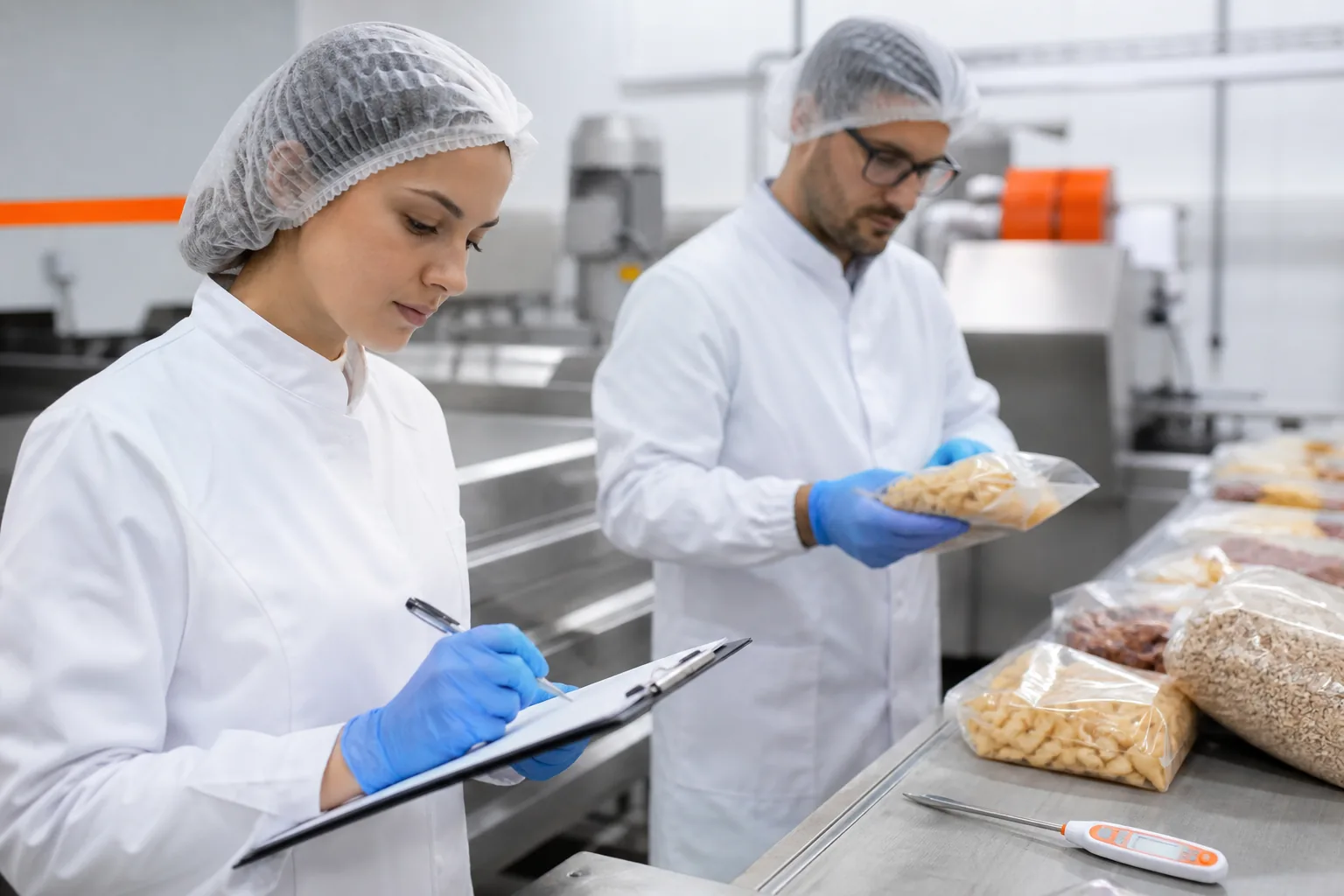 Escena profesional de industrias alimentarias para Iso 22000 / 2005 para la gestión de la seguridad alimentaria