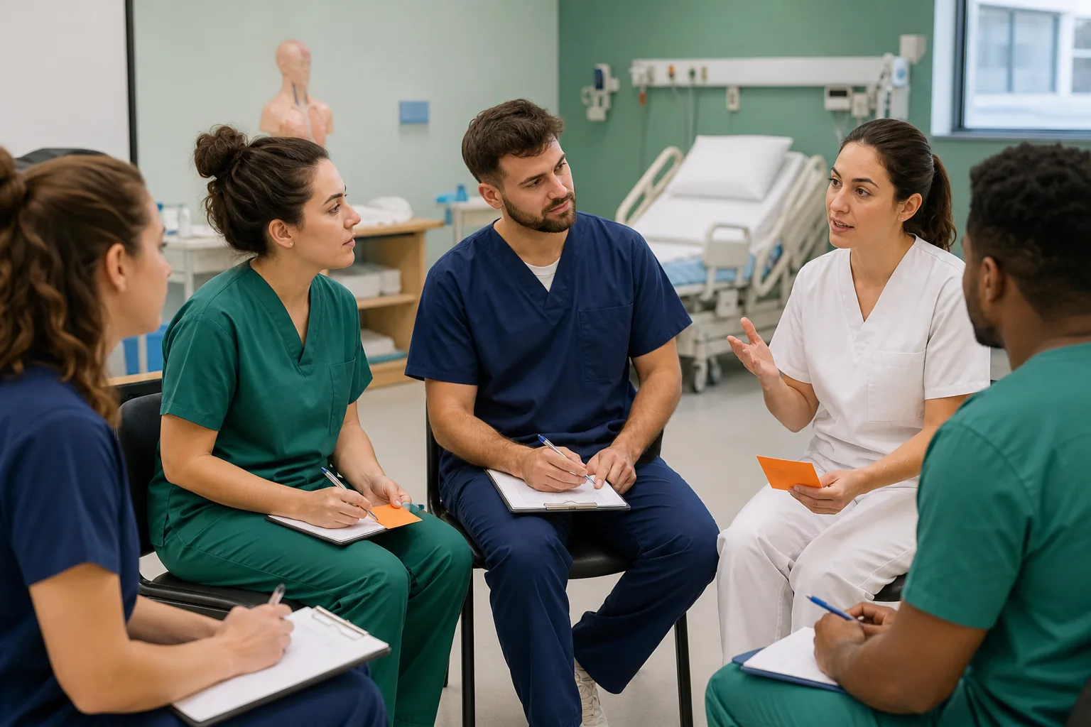 Escena profesional de sanidad para Protocolos de enfermería relacionados con la psicopatología: una herramienta de calidad