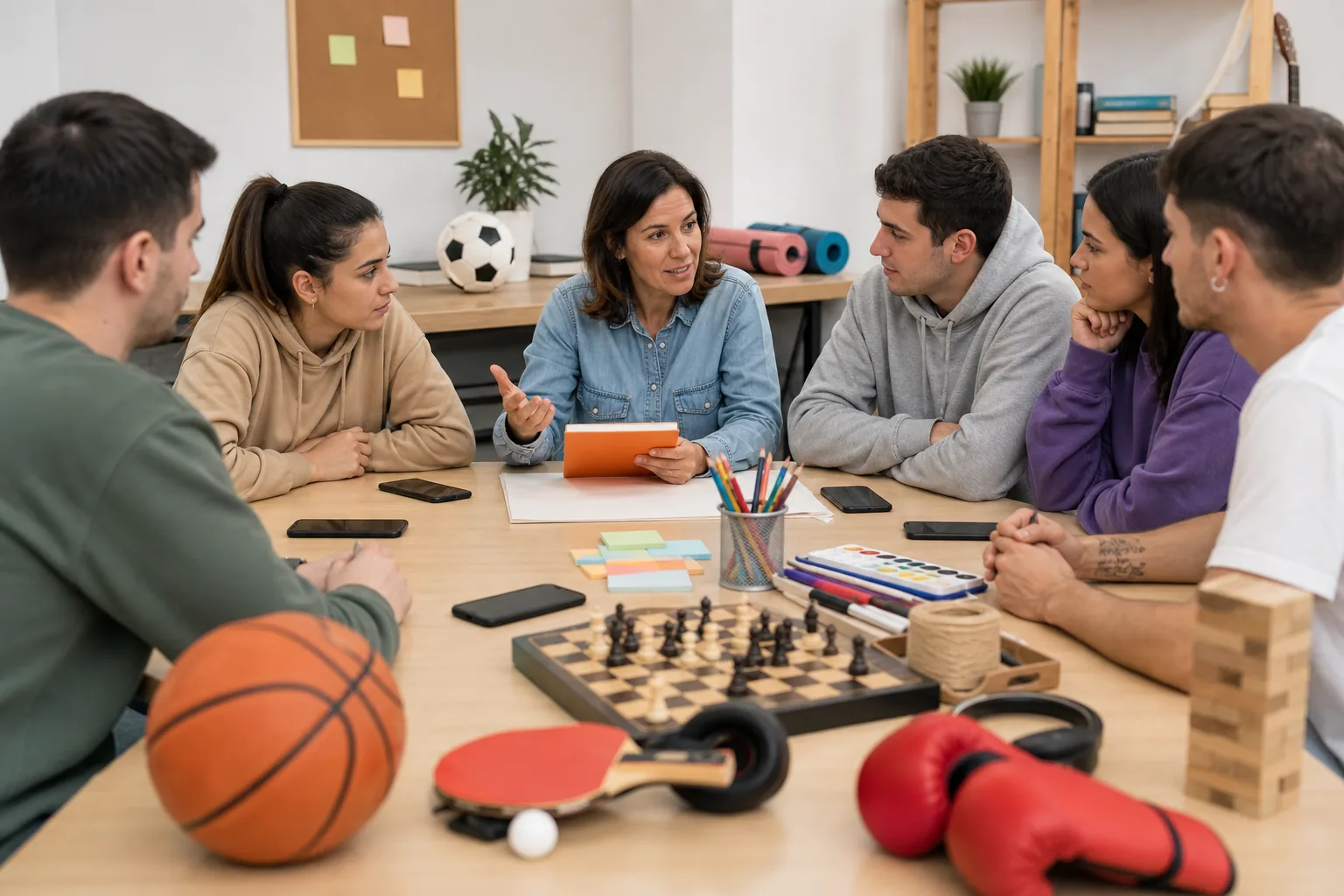 Escena profesional de servicios socioculturales y a la comunidad para formación SEPE