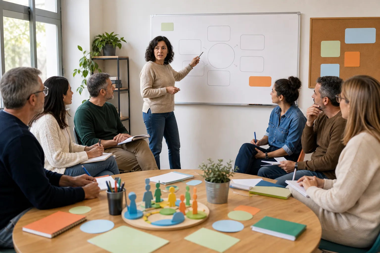 Escena profesional de servicios socioculturales y a la comunidad para Formación de formadores en economía social